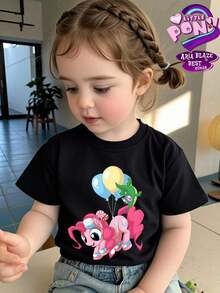 Young Girls T-Shirts - 黑色 - 查看 1