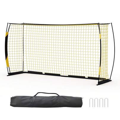  Studyset Soccer Goals For Backyard,3-In-1 Soccer Goal,Portable Frame Soccer Net,Soccer Training Equipment For Outdoor Sports Games