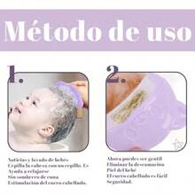 3 Piezas Cepillo y Peine Para Bebé, Versátil y Suave Para Cabello Recién Nacido, Adecuado Para El Cuidado Del Cabello(default) - Multicolor - Ver 4