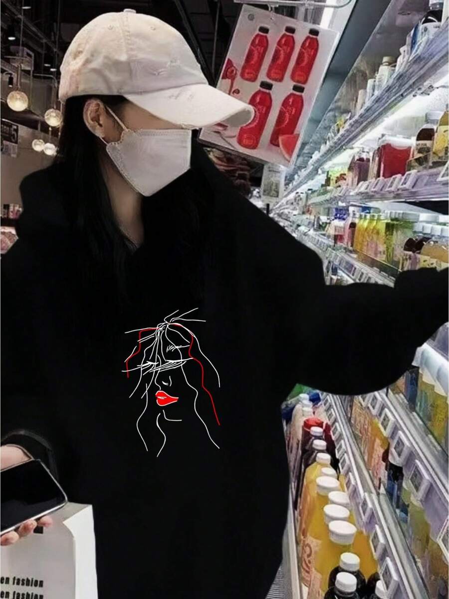 Women Sweatshirts & Hoodies - Black - View 1