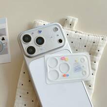 1pc Compatible With IPhone 17 Pro Max Cartoon Lens Protector Film