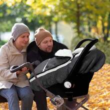 General Motors Safety Seat Covers For Male And Female Babies, A Must-Have Item For Babies In Winter, With A Detachable Zipper Design - Multicolor - View 10