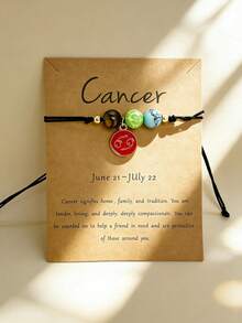 星座手链女士男士水晶石串珠手镯手工编织编织礼物白羊座金牛座双子座巨蟹座狮子座处女座天秤座天蝎座射手座摩羯座水瓶座双鱼座兄弟姐妹礼物 - L0860 - 查看 10