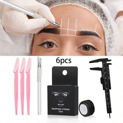 1 adet Mini Plastik Kaş Cetveli, Kaş Çizim Cetveli Aleti, Mini Vernier Kaliper Çift Ölçekli Plastik Cetvel, Vernier Kaliper Mikro İşlemeli Kaş Dövme Makyaj Cetveli Pembe, Taşınabilir Plastik Kaş Cetveli, Vernier Kaliper, Dövme Cetveli, Cetvel, Kalıcı Makyaj Ölçme Aleti, Makyaj Aleti, Kaş Dövme Cetveli + Kaş Konumlandırma Çizgisi Siyah Mürekkep, Hediye, Seyahat, Ucuz Şeyler, Seyahat İçin Gerekli Malzemeler