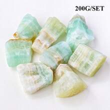QYDCX Apengshi Caribbean Raw Crystal - Natural Rough Rock Healing Crystal And Gemstone DIY Raw Stone Meditation Fountain Garden Home Decor (2-5cm) - Sky Blue - View 14