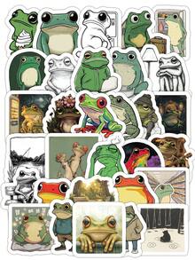 54 PIEZAS/63 PIEZAS Paquete de pegatinas de papelería estética en estilo pastel - Tema de nubes/sakura/estrellas de estilo kawaii, suministros para scrapbooking a prueba de agua de PET para diarios, portátiles, fundas de teléfono, regalo para niñas, pegatinas de para el regreso a la escuela 2026 - Multicolor - Ver 9