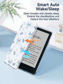 Bow And Cherry 平板电脑保护套，兼容 iPad 7/8/9 代 10.2 英寸，兼容三星 Galaxy Tab A7 10.4 英寸平板电脑，带笔槽，支持自动睡眠/唤醒功能。 - 藍色 - 查看 7