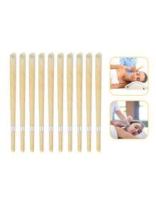 4-20pcs Compact Ear Cleaning Sticks - Home Spa Ear Care Tools - Beige - View 6