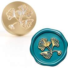 CYFUN DESIGN 1个树枝/心形/蒲公英/锚/蝴蝶图案蜡封印章头，可拆卸，无手柄，适用于信件、邀请函、婚礼、礼品包装、节日等。