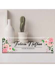 Custom Desk Name Plate Personalized, Acrylic Name Plate For Desk, Office Desk Decor For Women And Men, Employee Appreciation Gifts Office Gifts For Boss, Manager, Teacher, Nurse (Butterfly Orchid) Back To School, Ornamental, Multi-Functional, Reusable, Colorful, Vintage, Cute, Cartoon, Modern, Kawaii, Custom, Personalized, Unique, Customized, Custom Stickers Personalized, Ideal Gifts For Him, Ideal Gifts For Family, Workers, Students, Clients, Her, For Business/Work/Office, For School, Back To School,Back To School,School Supplies,School Supplies,Back To School,School Gift,For Office,For School,For Classroom,For Teacher Gifts,For University,For Colleague,For Dorm Rooms,For Teacher,For Boys And Girls,For Teenagers,Junior High School Students,Middle School Students,High School Senior High School Students,College Students,University Students,Freshman,Sophomore,Underclassmen,Customized Greeting Cards,Easy Comfort,Festive Calendar - Multicolor - View 17