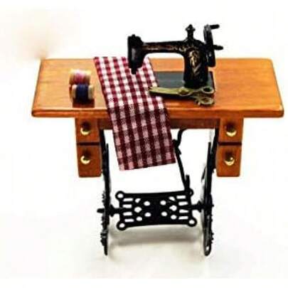 NWFashion Dollhouse Mini Furniture Accessories Decorative Sewing MachineEssential Festive Atmosphere For Christmas