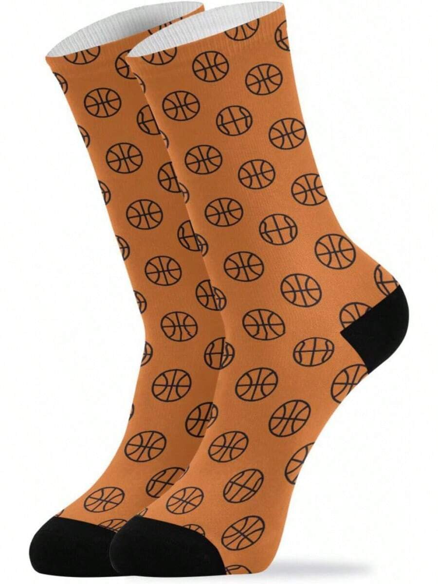 Athletic Socks - Colored Geometry - View 1