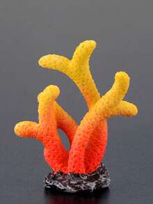 1/10件仿真树脂珊瑚水族箱鱼缸鱼龟小摆件迷你礼物装饰DIY饰品微景观创意可爱珊瑚海水鱼缸造景装饰配件迷你小摆件