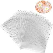 Bolsas para Galletas Bolsas Transparentes de Celofán 200 Unidades Bolsas Autoadhesivas para Galletas Bolsas de Celofán para Tratar Bolsas de Plástico para Pastelería de Lunares Blancos Autoadhesivas para Pastelería Bolsas de Regalo para Fiestas para Regalo de Panadería Galletas Dulces Jabón de Chocolate ( 4 * 6 pulgadas) - 200 - Ver 1