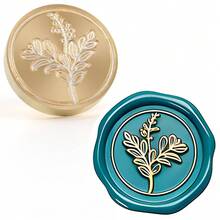 CYFUN DESIGN 1个树枝/心形/蒲公英/锚/蝴蝶图案蜡封印章头，可拆卸，无手柄，适用于信件、邀请函、婚礼、礼品包装、节日等。