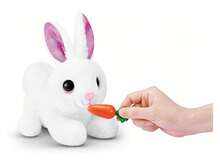 ZURU Pets Alive Mama Bunny Surprise Interactive Plush Toy Set With Baby Bunnies, Magic Bottle, Stickers, Storage Cage, 10+ Sounds, Ages 3+ - White - View 5