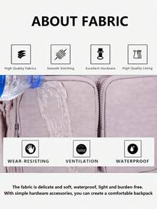 多隔层尼龙背包，可装15.6英寸笔记本电脑，轻便多口袋书包，多功能日用背包，大容量旅行包，便捷通勤包，适合学生、中小学生、护士、教师、商务人士、旅行、通勤、购物、办公、约会、徒步、健身、工作、生日/节日礼物 - 彩色 - 查看 6