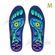 1双穴位按摩鞋垫，磁疗按摩垫，舒适按摩鞋垫，适合健康步行和健身，足部按摩鞋垫，瑜伽反射疗法鞋垫，训练配件，适用于运动、健身、步行 - 紫色 - 查看 8