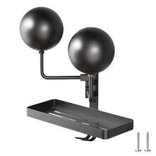 1个摩托车头盔支架展示架，实用带挂钩，可用于悬挂足球、排球帽、夹克等，节省空间 - 頭盔架置物架 - 查看 10