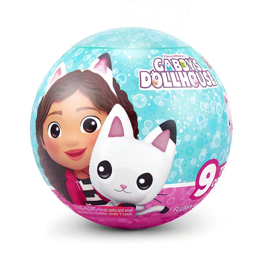 ZURU 5 Surprise Gabby's Dollhouse, Toy Figures, Collectible, Mystery Capsule, Toy For Girls Ages 3 And Up, Gabby Girl, Pandy Paws, Baby Box & Mercat Toy Figures (Random)