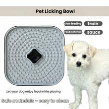 Dog Licking Mat, Dog Cage Licking Mat, Slow Feeder Mat, Can Be Placed On The Ground Or Hung Inside The Cage, Dog Cage Training Tool, Peanut Butter Dog Bed Pet Licking Mat, Relieve Dog Boredom And Anxiety Licking Mat.