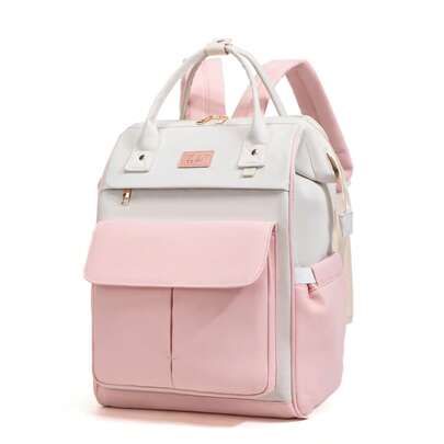 1 pieza Mochila de mamá de moda, Mochila de mujer, Bolso cambiador de gran capacidad, Bolso de maternidad y bebé portátil