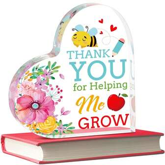 Regalo del Día del Maestro, Regalo para Mujeres, Regalo para Maestros, Pisapapeles, Recuerdo, Regalo de Agradecimiento para Maestros, Regalo para Fiesta de Graduación, Regalo para Oficina de Maestros, Regalo para el Aula, Regalos de Cumpleaños