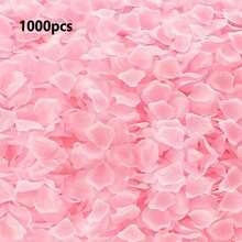 5000片浪漫风格无纺布仿真玫瑰花瓣，人造玫瑰花瓣，浪漫手工散落花朵，适用于求婚派对、情人节装饰、婚礼装饰、房间装饰、周年纪念装饰、母亲节装饰、毕业主题派对装饰、家居装饰、场景装饰