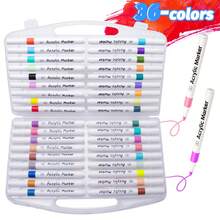 36 Marcadores Acrílicos de Color Herramientas de Pintura de Larga Duración Herramientas de Color Suministros de Regreso a la Escuela - 36 colores/juego - Ver 1