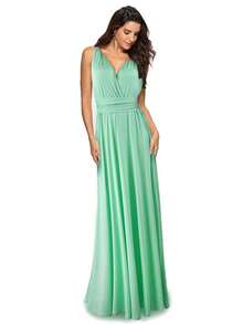 Sexy Convertible Bohemian Style Dress, Bandage Long Dress For Nightclub, Party, Bridesmaid - Mint Green - View 6