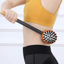 1pc Handheld Back-Tapping Wonder Tool Knocking Massage Hammer Wooden Meridian Massage Stick Tapping Tool For Neck, Shoulders And Back Shoulder Hammer For Fitness