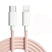 Certyfikat MFI Pleciony kabel USB typu C do Lightning PD o długości 1 m i mocy 2 m (maks.) 30 W (maks.) z szybkim ładowaniem, kompatybilny z 'em 11 12 13 14 Pro Max XR Xs X SE 87 6 Plus, kompatybilny z iPadem, iPodem, kompatybilny z Nan, z certyfikatem MFI, szybki kabel ładujący USB C do Lightning, kompatybilny z kablem ładującym 'a typu C, kompatybilny z 'em 14 13 12 11 Pro Max XR XS X 8 7 6 Plus SE, kabel ładujący Lightning do USB C do samochodowego CarPlay - Wielokolorowe - Zobacz 12