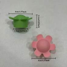 3个装水槽溢水塞 - 花形溢水塞，经久耐用，易于安装，适用于厨房和浴室水槽、洗脸盆 - 防止溢水和堵塞