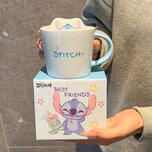 正品 Stitch 陶瓷马克杯，全新高品质设计，Judy & Nick 情侣水杯，家用咖啡杯 - 彩色 - 查看 11