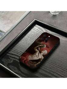 Funda de teléfono B-Baldurs G-Gate 3 Astarion, carcasa negra compatible con 16 15 11 13 14pro Max Plus X Xr Xs Max 12Mini, múltiples modelos, funda compatible con funda  17 pro max, funda  17 pro, funda  17, funda  16, funda  16 pro max, funda  15 - Z2 - Ver 8