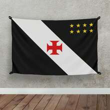 Bandeira Decorativa - Vasco - Multicolorido - Visão 1