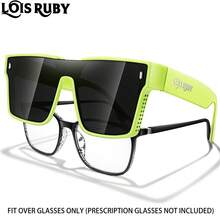 1 PC Fashionable Oversized Sunglasses For Both Men And Women For Daily Wear, Shopping, Festival Parties, Travling, UNISEX - Multicolor - View 1