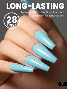 YOKEFELLOW Smalto gel per unghie da 10ml senza TPO e HEMA, smalto blu adatto per tutte le stagioni, manicure semi-permanente, smalto gel per unghie rimovibile con soak-off, per arte di unghie in salone o fai-da-te, adatto per donne e ragazze - Multicolore - Visualizzare 3