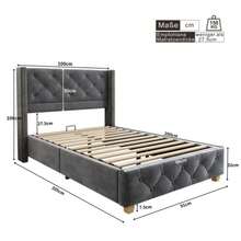 Bed Frames - Grey - View 2