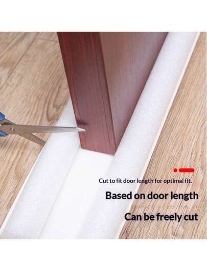 3 st/1 st självhäftande dörrtätningslist - Skumtätningsmaterial, ljudisolerad/myggskyddande/vindtät/läckagesäker, lätt att klippa, passar de flesta dörrar, skadar inte dörren, lämplig för sovrum/vardagsrum/badrum/balkong/hyreshusdörrar, utmärkt present till alla hjärtans dag/mors dag/fars dag/examen/nyår