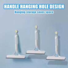 2-In-1 Multi-Functional Cleaning Tool, Equipped With A Spray Bottle, Double-Sided Glass Scraper, Suitable For Windows, Mirrors, Floors And Cars, Universal Design - 白色 - 查看 5