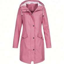 Thick Hooded Long Waterproof Reusable Portable Rainwear Full-Body Durable Retractable Waterproof Wear-Resistant Raincoat For Outdoor Mountaineering Hiking Cycling Travel Camping Rainstorm Proof Snowproof,Spring Summer Picks,Brides Maid Gifts,Room,Bedroom Deccor,Bedroom Deccor,Beach,Travel,For Men,For Women,Vacation,Women's Day,Travel Essentials,Wedding Favours,Y2k,Bedroom,Car Acessesories Women,Kitchen Deccor,Cute Stuff,Outdoor,Garden,Travel Essentials,Portable Essentials,Beach Essentials,Graduation Season,Commencement,Graduation Ceremony,Graduation Gift,Graduation Present,Graduation Gift,Graduation Present,Congrats Grad,Congratulations Graduate,Valedictorian,Finish School,Graduation Party,Outdoor Essentials,Travel Portable,Hiking Essentials,Camping Essentials,Portable Tools,Summer Essentails,Summer Portable,Raincoat / Rain Jacket / Waterproof Jacket / Rain Poncho / Poncho Imperméable / Capa De Chuva / Impermeable / Rain Gear / Kids Raincoat / Adult Raincoat / Outdoor - màu đen - Xem 5