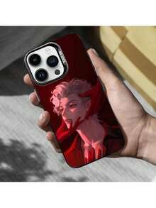 Funda para teléfono Game B-Baldurs G-Gate-3 compatible con 16,15,14,13,12,11,Mini,Pro,MAX, cubierta negra mate a prueba de golpes, funda compatible con funda  17 pro max, funda  17 pro, funda  17, funda  16, funda  16 pro max, funda  15. - Z1 - Ver 6
