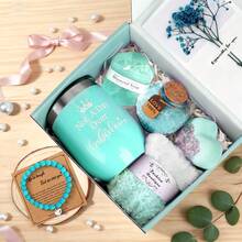 Birthday Gifts Spa Gift Sets For Women, Valentine's Day Gifts, Mother's Day Gifts For Women, Women Gifts For Christmas, Anniversary, Birthday Gifts, Get Well Soon Gift Baskets For Women, Lavender Self-Care Gifts, Elegant Birthday Gift For Her, Best Friend Gift Idea, Unique Gift Sister's - 青色 - 查看 1