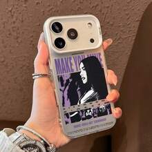 Funda de teléfono M- BeerS Singer para 17 16 15 14 13 12 11 Pro Max, multicolor, mate, láser, metálica, aurora - Z4 - Ver 5