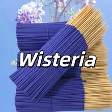 164 piezas/Set 22cm Incienso de Glicinia Natural, Varitas de Fragancia de Madera para Limpieza Espiritual, Eliminación de Energía Negativa, Decoración del Hogar y Oficina, Halloween, Navidad, Ayuda para la Meditación, Decoración de Festivales - Fragancia de glicina de 22 cm - Ver 3