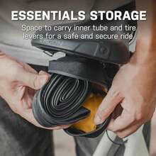 Topeak Bolsa de Manillar para Bicicleta, Negra, 23 x 14 cm, 3.8 L, 3 Compartimentos, Montaje en Manillar, Correas Antideslizantes(S Negro -) - Multicolor - Ver 5