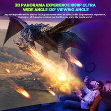 VR All-In-One Gaming Console, Mobile-Specific Virtual Reality 3D Glasses Head-Mounted Movie Game VR Device With Controller - default - View 4