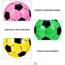 5-Piece Inflatable Soccer Toy Set – Beach Fun For Kids - 彩色 - 查看 2