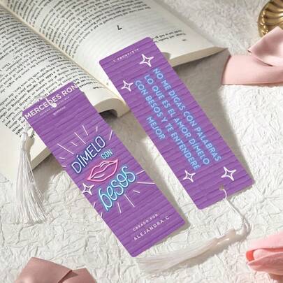 2 adet PET Baskılı Kitap Ayracı, Zarif Su Geçirmez, Pratik, Eşsiz Desen Tasarımı, Okumaya Eğlence Katıyor, Okula Dönüş Sezonunda Kampüs Arkadaşları İçin Mükemmel Hediye (Rastgele Renk Püskül)